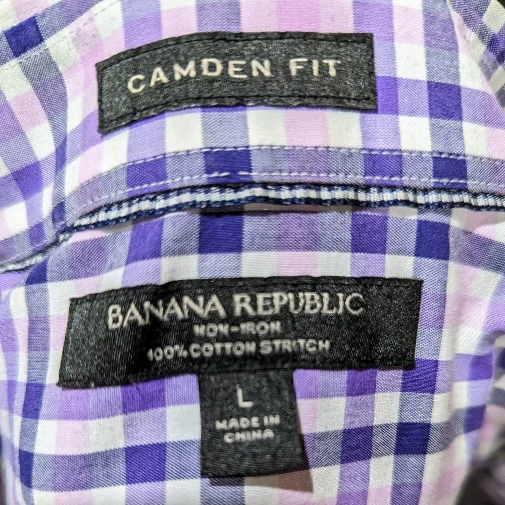 Banana republic Button front Shirt Camdem fit‎